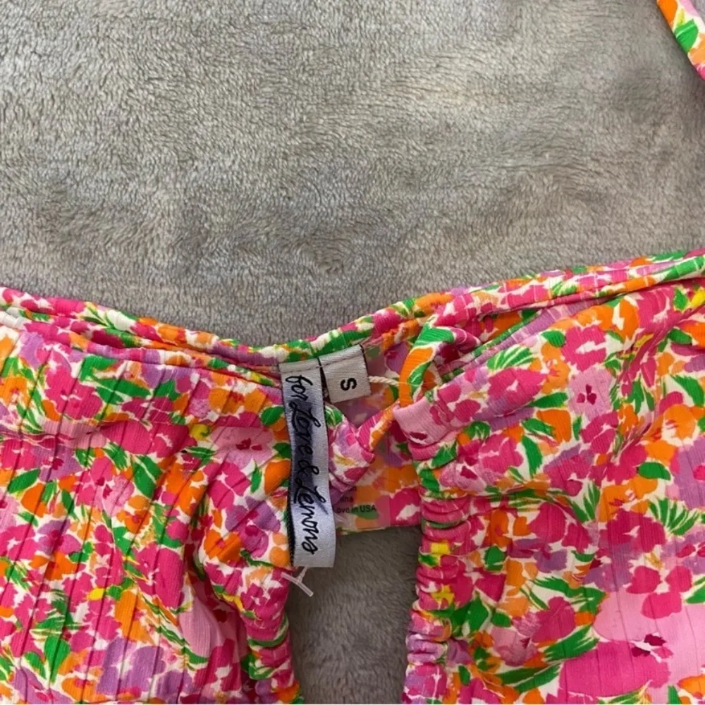New! For love and lemons Sidra floral bikini top 24406_7